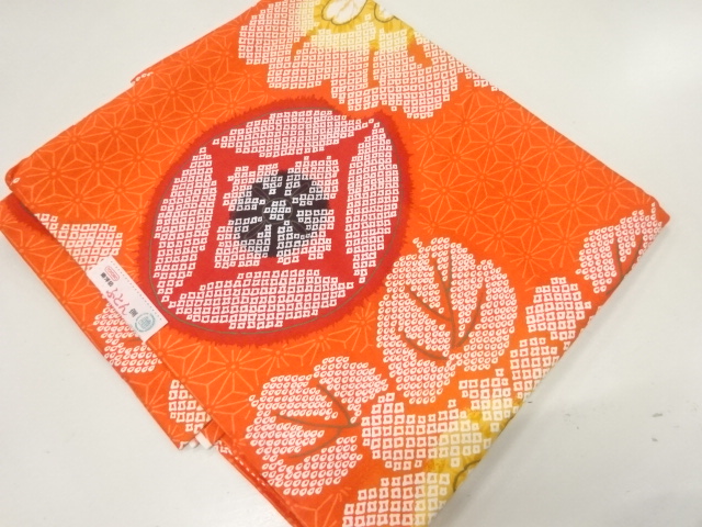 JAPANESE KIMONO / ANTIQUE FABRIC OF FUTON / COTTON